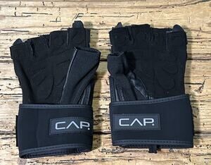 CAP Elite Wrist Wrap Gloves - Weightlifting Gloves - Black - XS/S